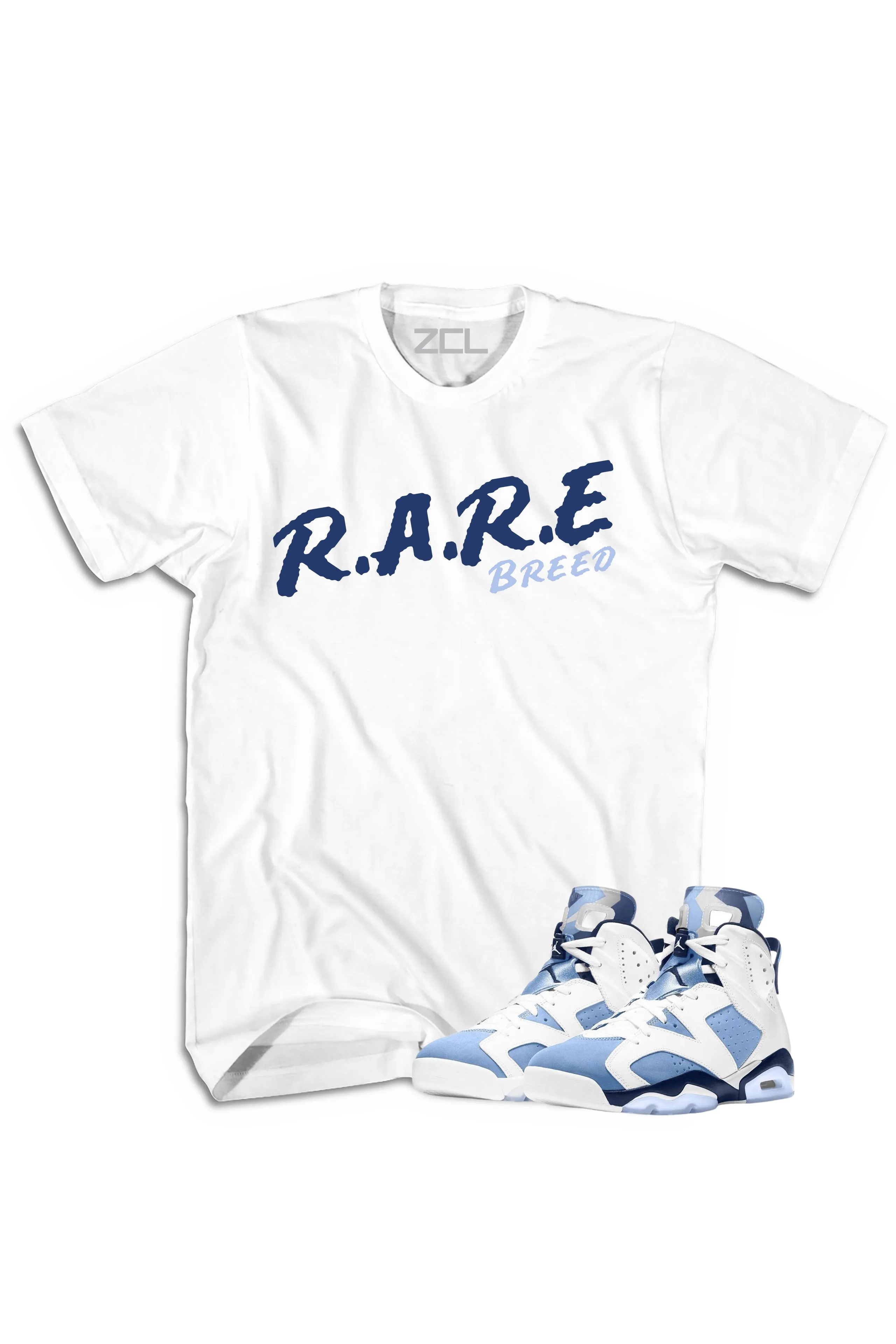 Air Jordan 6 "Rare Breed" Tee UNC White