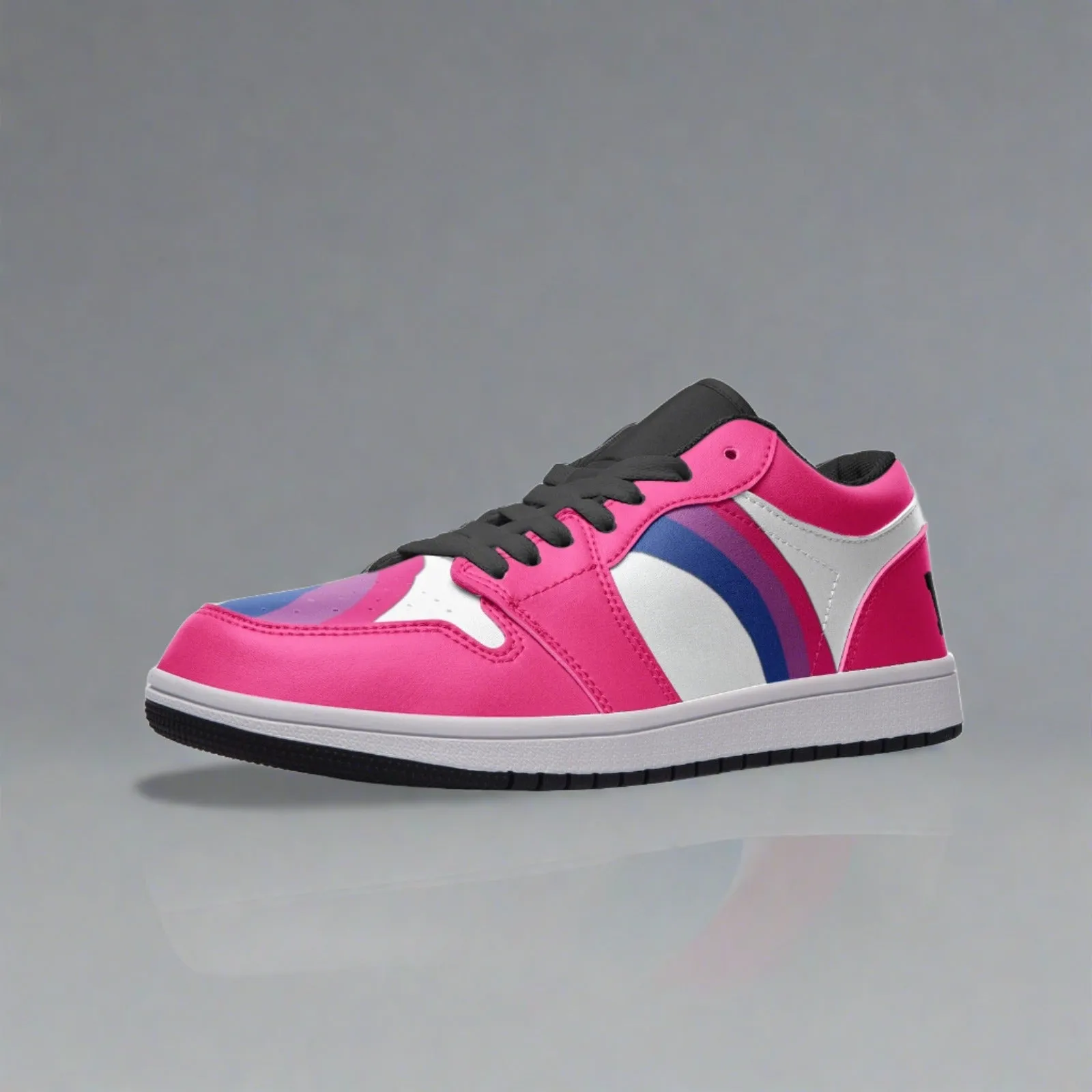 Bisexual Pride Low Top PINK Unisex Sneakers