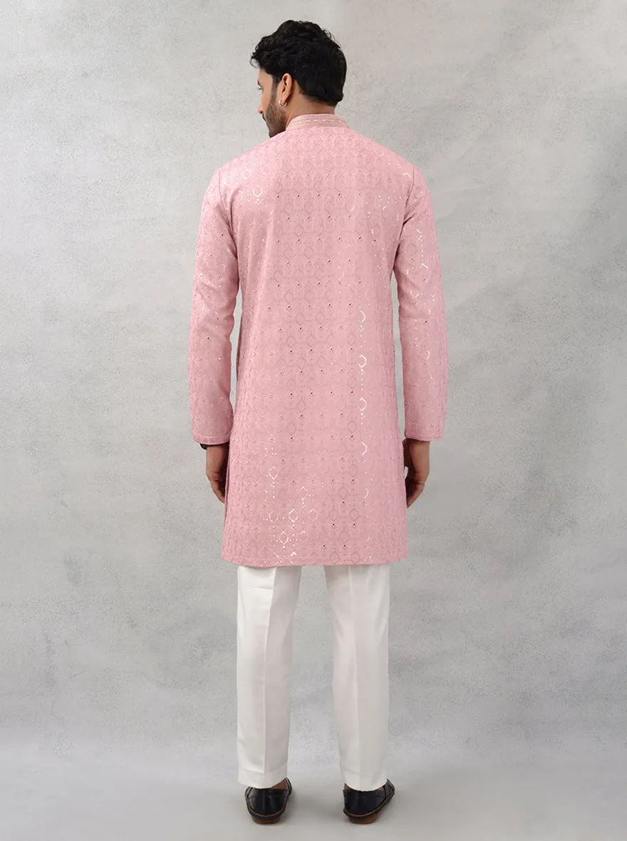 Blossom Pink Kurta Pajama | TULA