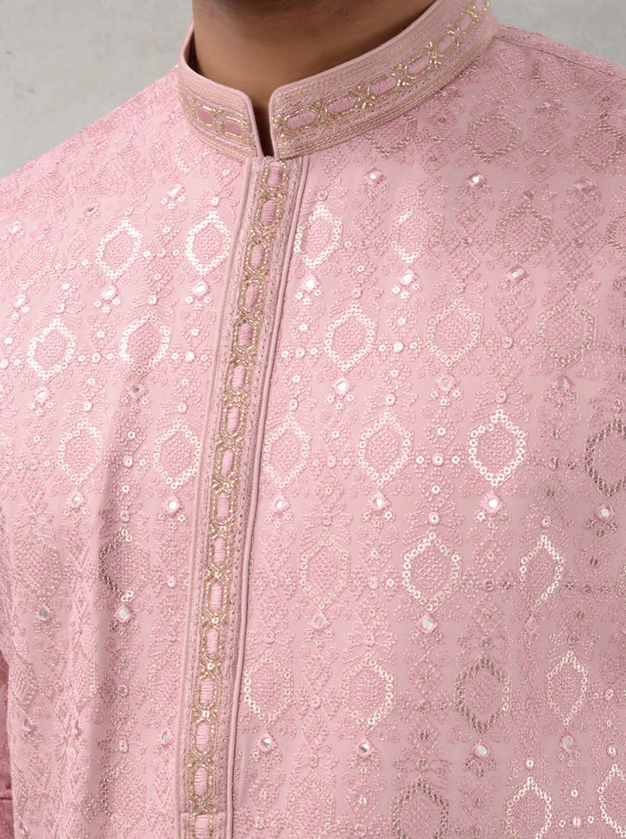 Blossom Pink Kurta Pajama | TULA