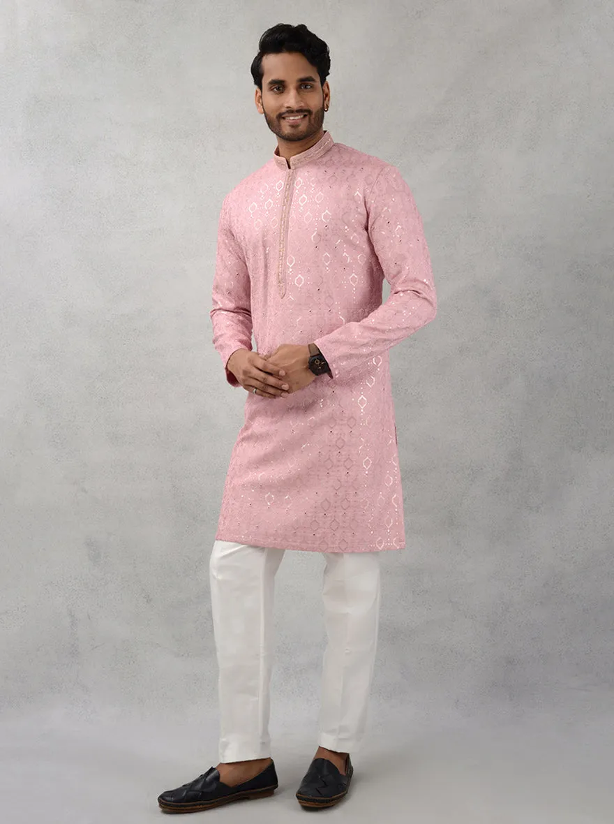 Blossom Pink Kurta Pajama | TULA