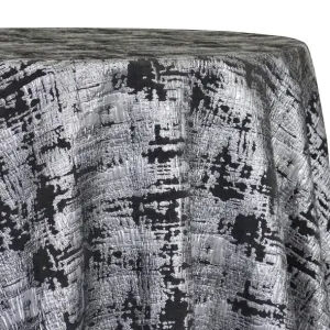 Calypso Jacquard (Reversible) Table Linen in Black