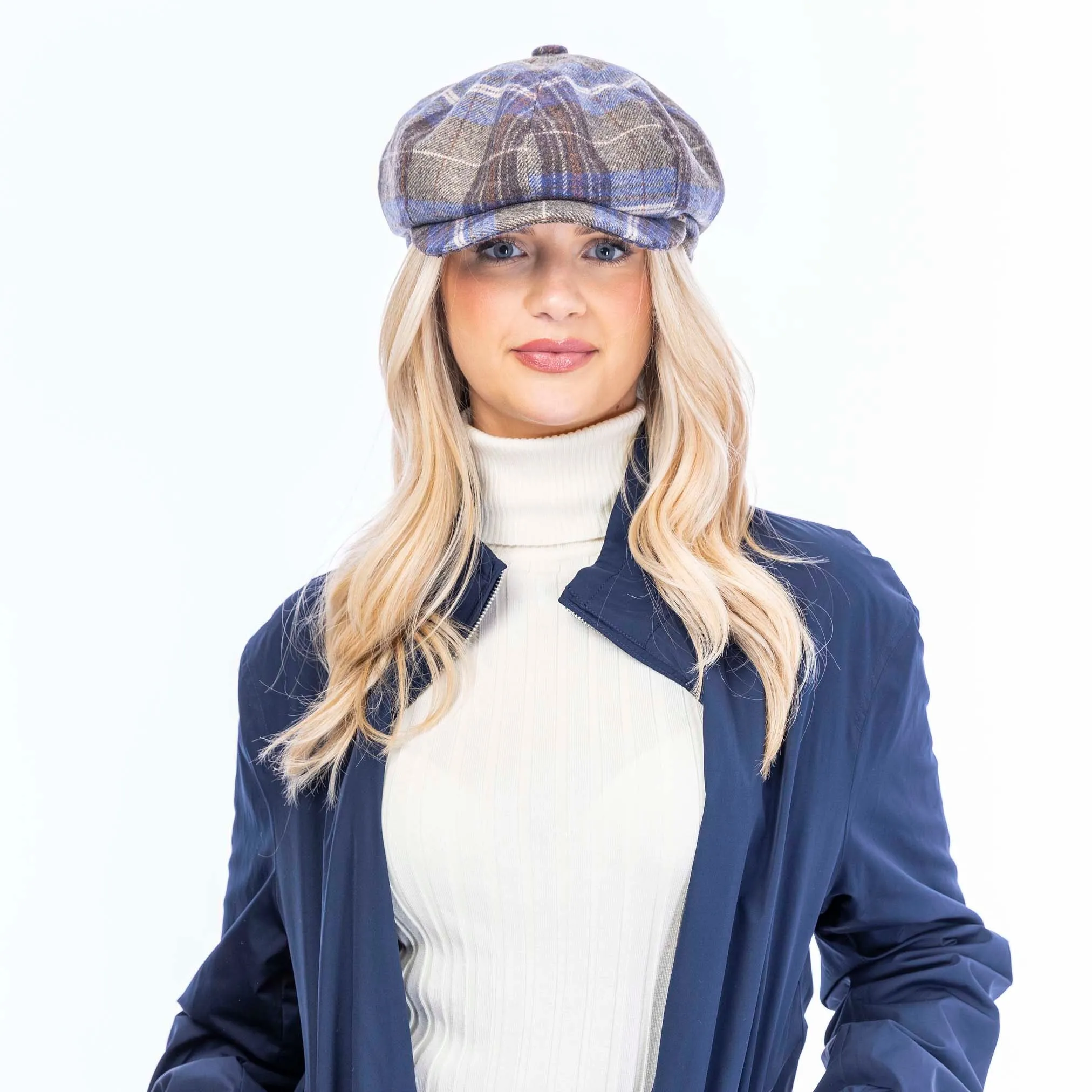 Carlyle Tartan Newsboy Cap