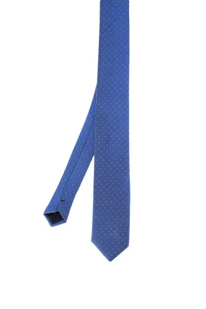 Casual 2.5-inch Slim Black Tie, Blue 6