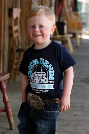 Cinch Boys Toddler Southern Goods Tee - Navy - MTT7671073