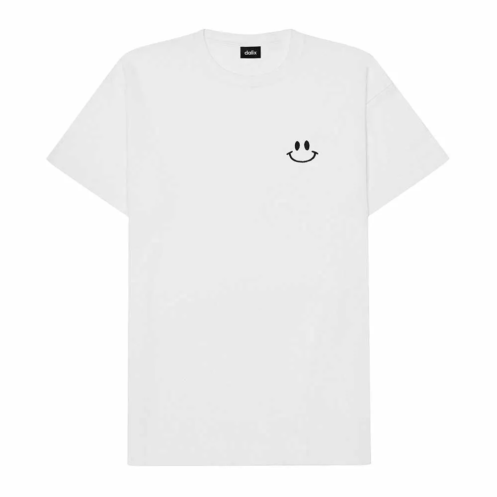 Dalix Smile Face Relaxed Tee