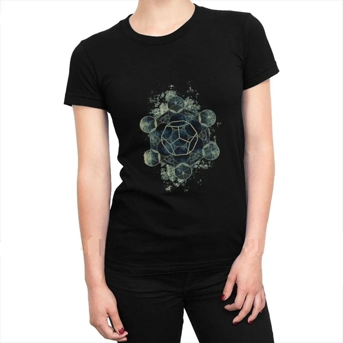 Dodecahedron Printed Short-Sleeve T-Shirt