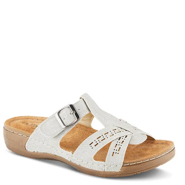 FLEXUS NERY-JEANS SLIDE SANDAL