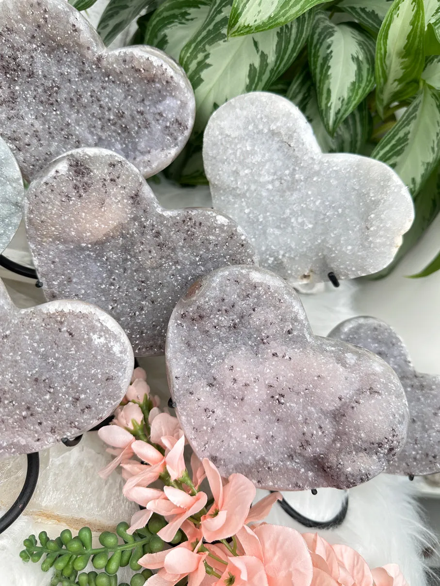 Large Quartz Heart Displays
