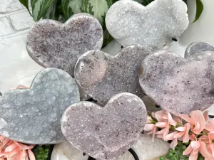 Large Quartz Heart Displays