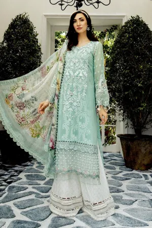 MARIA.B Lawn Eid Collection 2020 – 08 Pastel Aqua