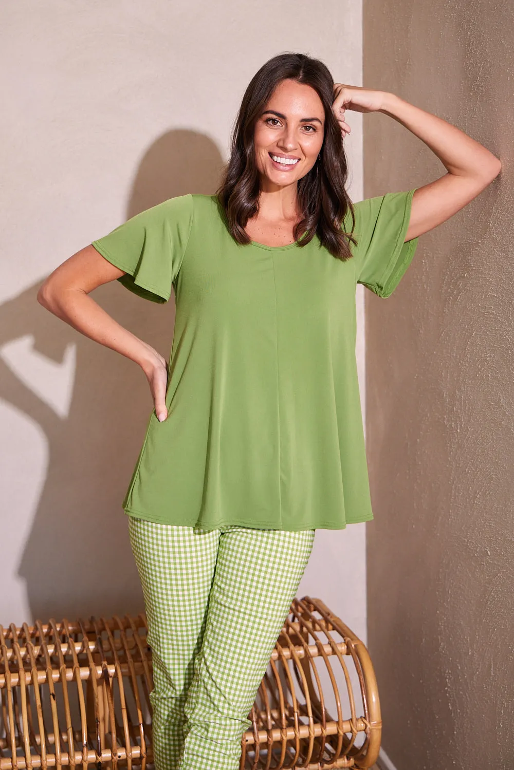 Melinda Top - Apple Green