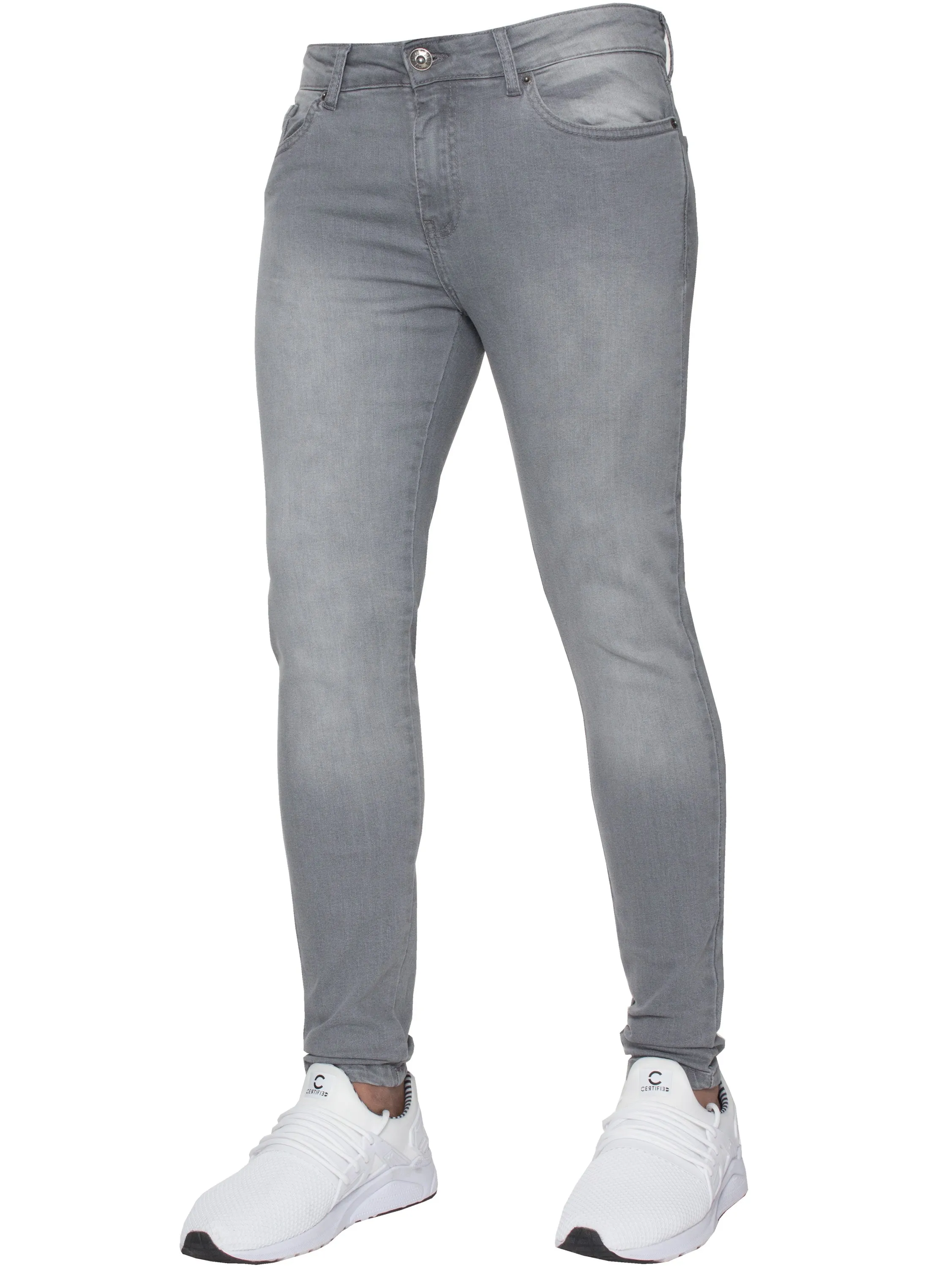 Mens Designer Stretch Skinny Fit Jeans | Enzo Designer Menswear