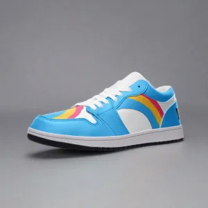 Pansexual Pride Low Top Baby Blue Unisex Sneakers