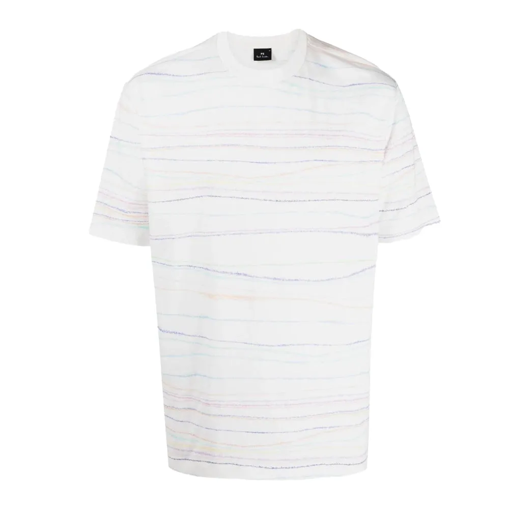 PAUL SMITH Tshirt SS Reg Fit Stripe - Multicoloured