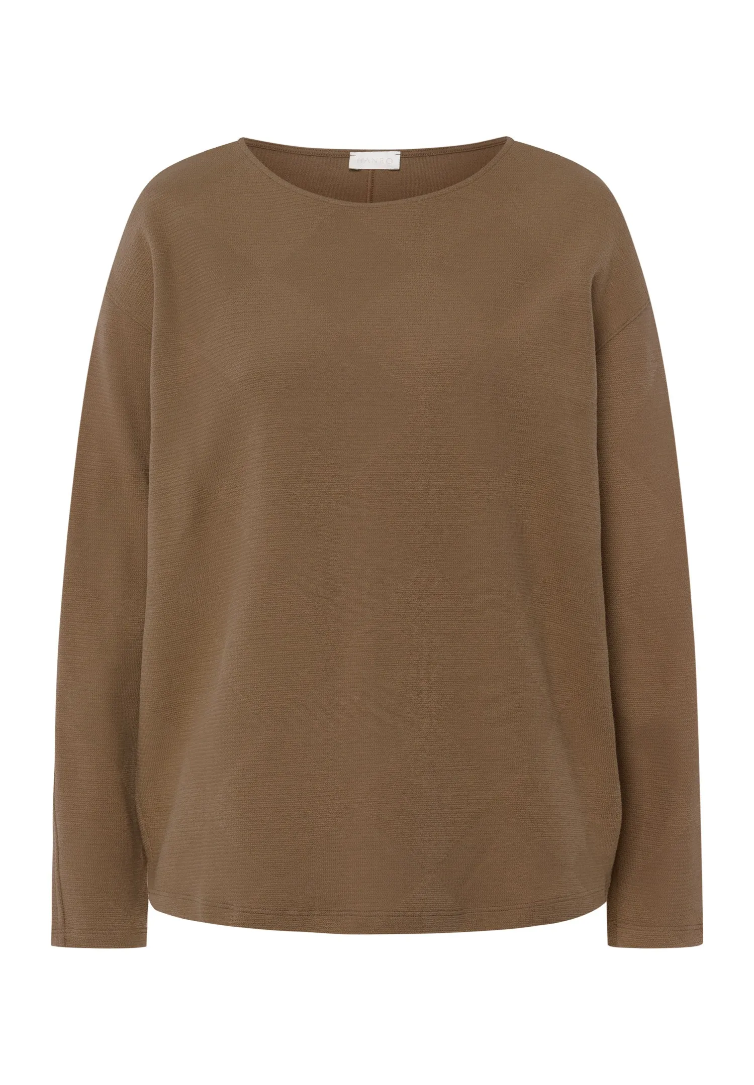 Pure Comfort Woven Cotton Pullover | Walnut 78678-2821