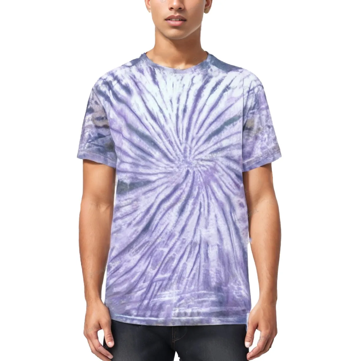 Purple Swirl Tie-Dye Tee