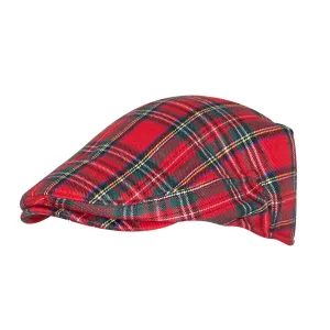 Royal Stewart Padded Flat Cap