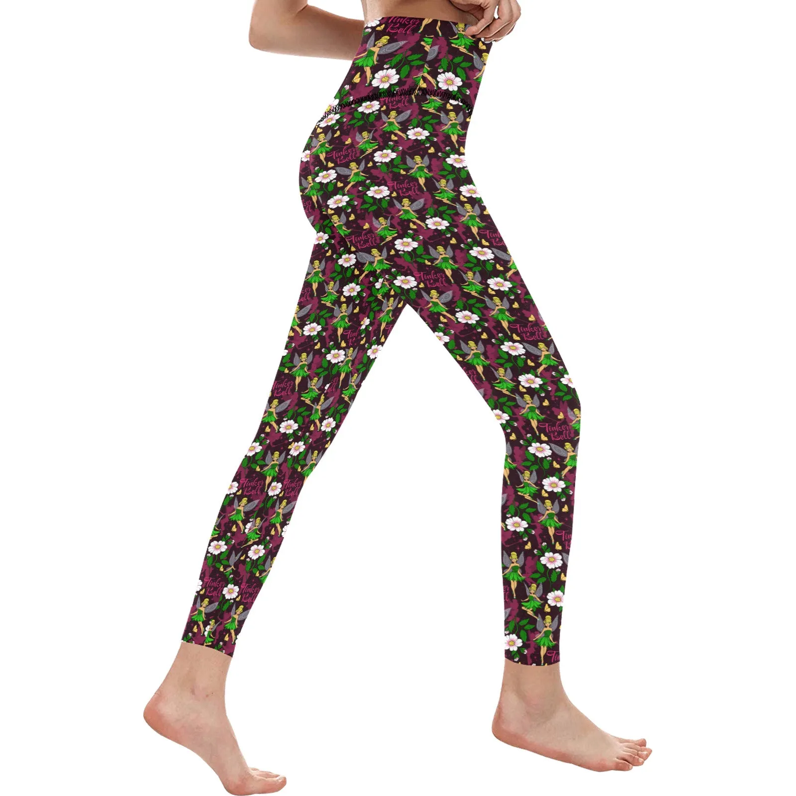 Tinker Bell Women's Athletic Leggings