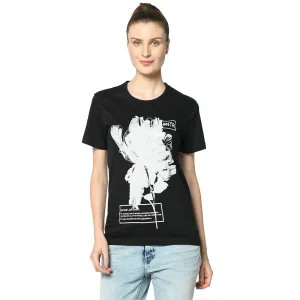 Vimal Jonney Black Color  Tshirt For Women