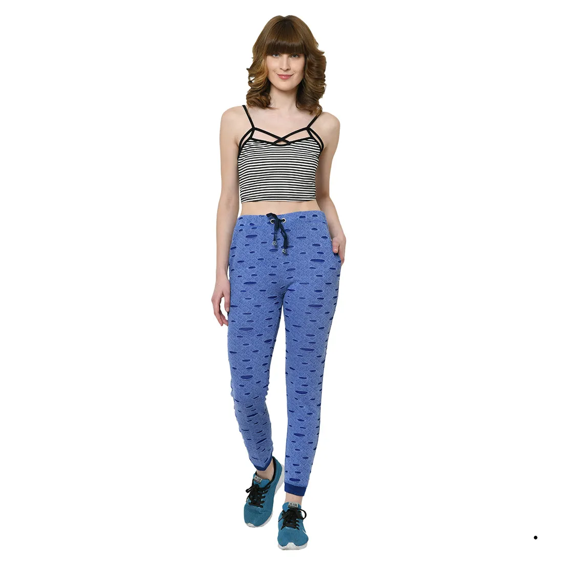 Vimal Jonney Light Blue Trackpant For Women's